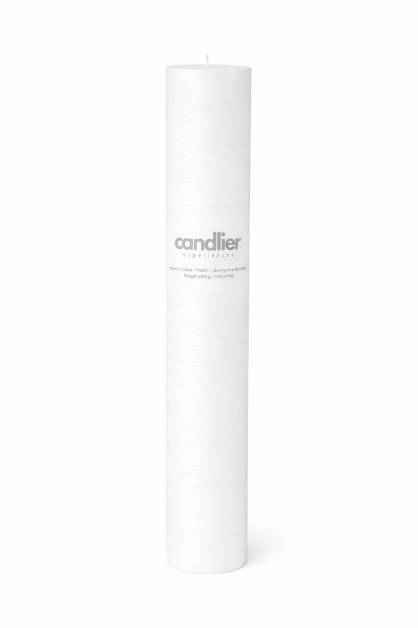 White Pillar Candle