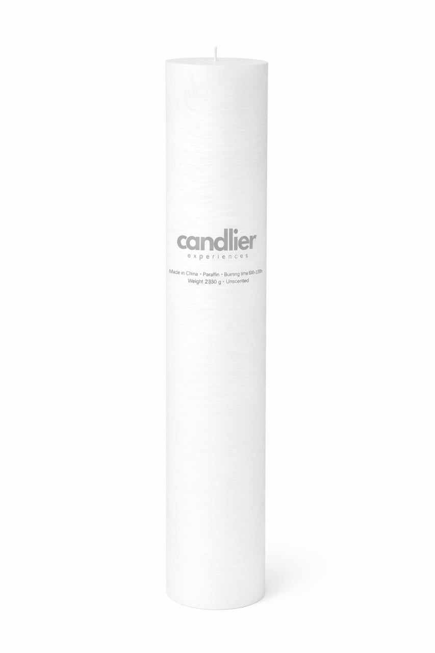 White Pillar Candle