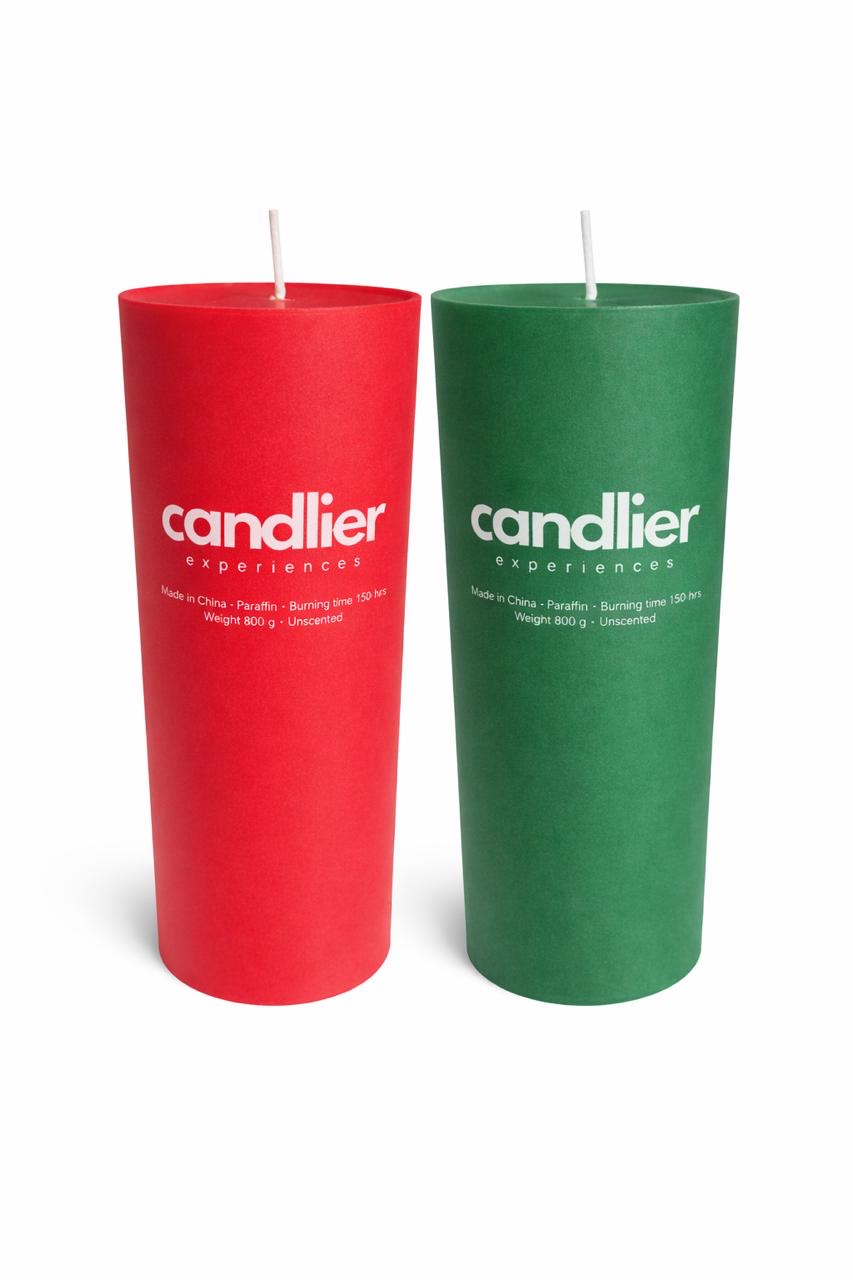 Colored Pillar Candle