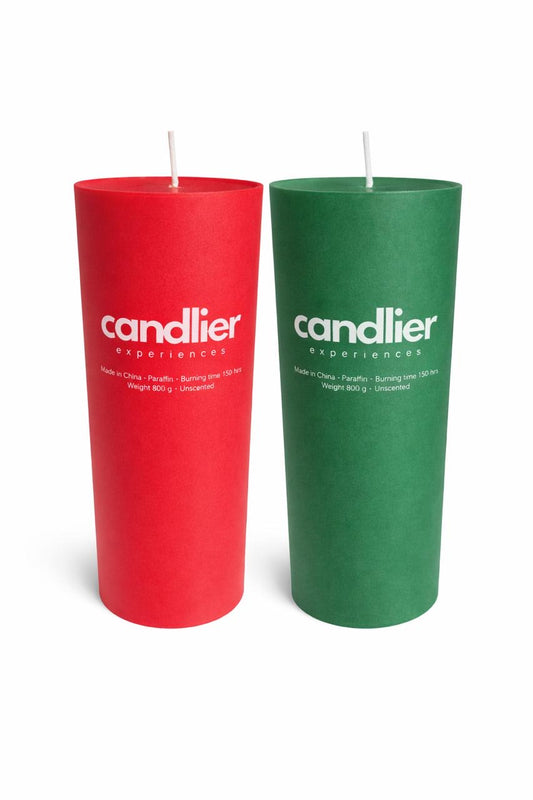 Colored Pillar Candle
