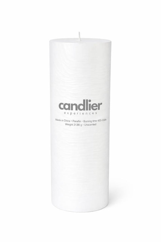 White Pillar Candle