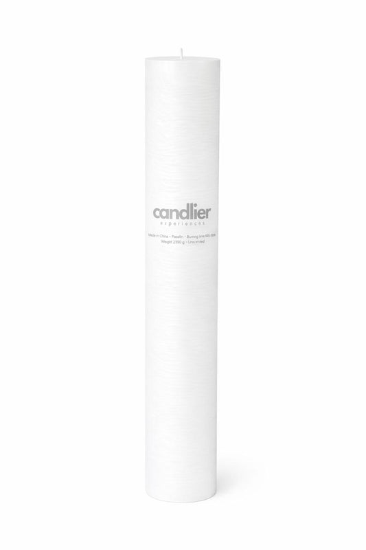 White Pillar Candle