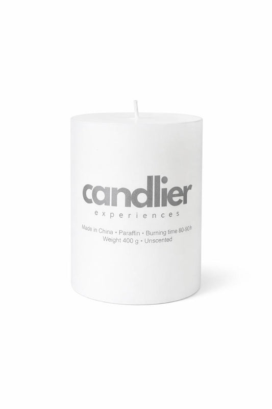 White Pillar Candle